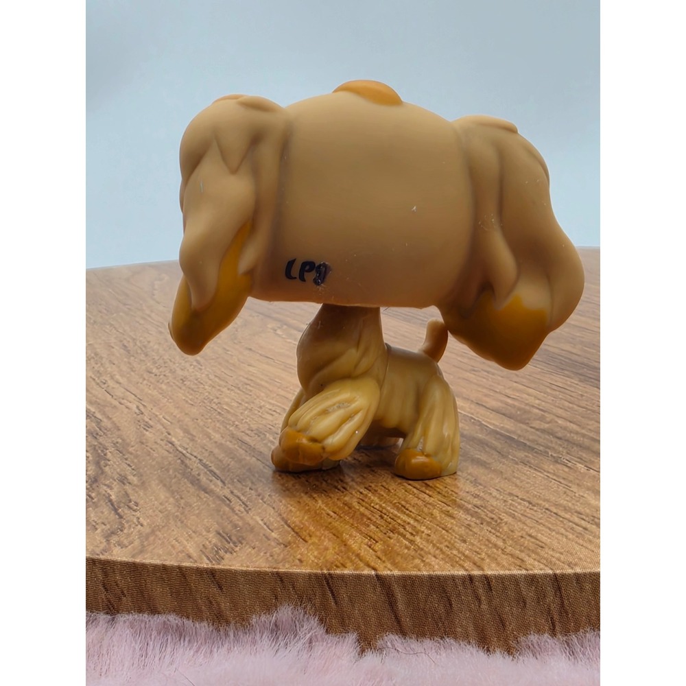 Littlest Pet Shop Golden Cocker Spaniel #1716 Dog Figure Dollhouse Accessories - Picture 10 of 16